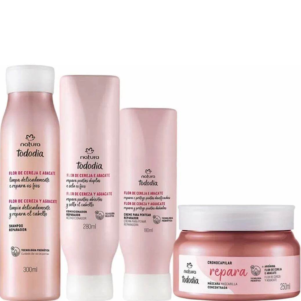 Kitx4 Flor de Cereza y Aguacate Tododia Natura